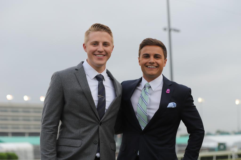 Daniel Sechtin and Rob Harris from WHAS. (Julie June Stewart photo)